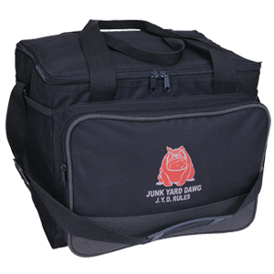 CB729
	-COOLER BAG
	-Black with two-toned Grey/Black
